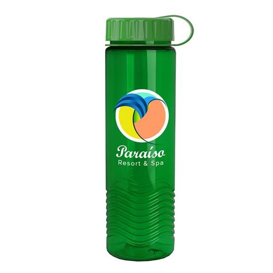 DPTRB24T - The Wave - 24 oz. Tritan™ Bottle with Tethered lid and Digital imprint